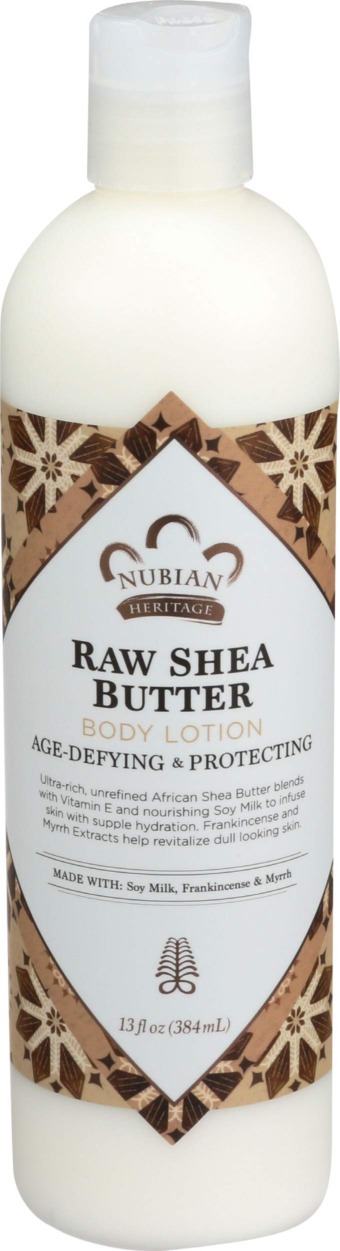 Nubian Heritage Lotion, Raw Shea and Myrrh, 13 Fluid Ounce Raw Shea and Myrr 13 Fl Oz (Pack of 1) - BeesActive Australia