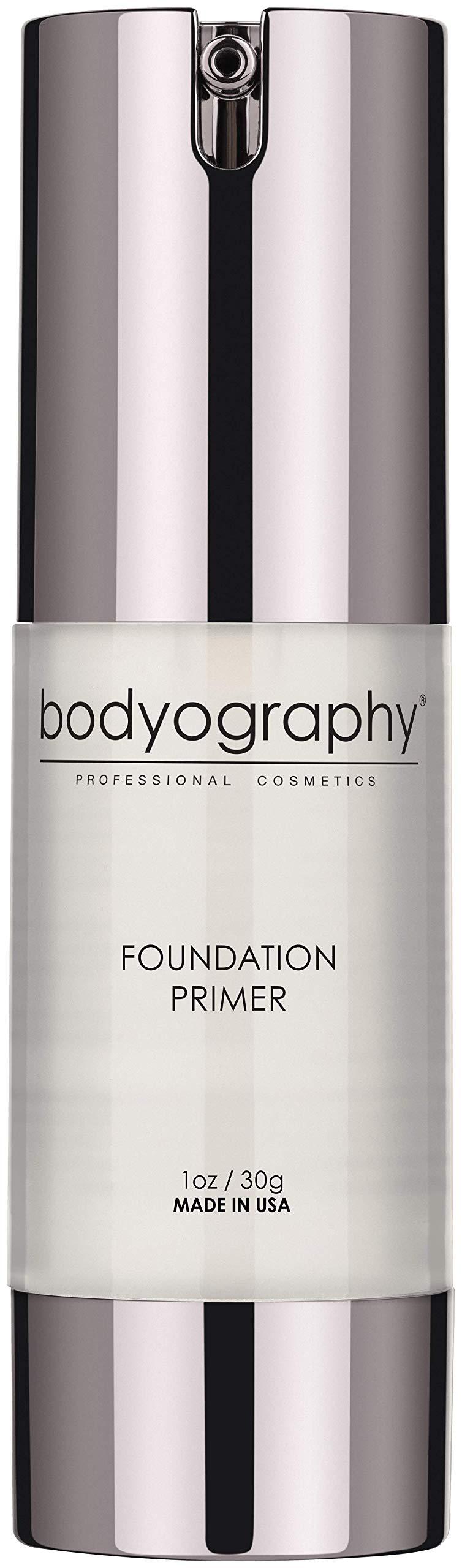 BODYOGRAPHY - Foundation Primer (Clear): Flawless Anti-Aging Salon Makeup Primer w/Vitamin E, A, Jojoba, Grapeseed Oil | Control Shine | Gluten-Free, Cruelty-Free, 1 oz. Clear - BeesActive Australia