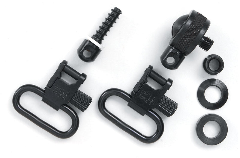 [AUSTRALIA] - Uncle Mike's Quick Detachable Sling Swivels for Most Pumps and Autos (Blued, 1-Inch Loop) 