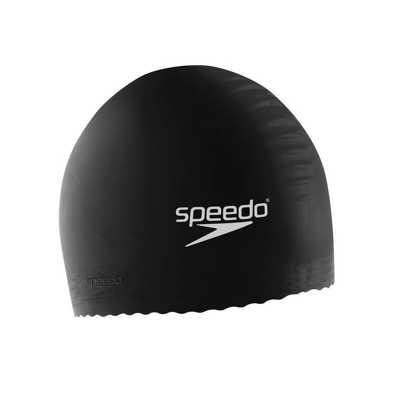 [AUSTRALIA] - Speedo Solid Latex Swim Cap Speedo Black 