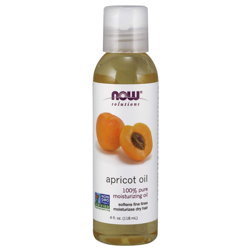 NOW Solutions, Apricot Kernel Oil, Hair Moisturizer, Rejuventaing Skin Oil, Softens Fine Lines, 4-Ounce 4 Fl Oz (Pack of 1) - BeesActive Australia