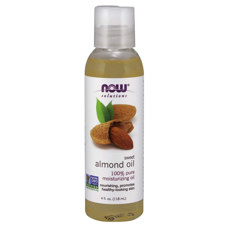 NOW Solutions, Sweet Almond Oil, 100% Pure Moisturizing Oil, Promotes Healthy-Looking Skin, Unscented Oil, 4-Ounce - BeesActive Australia