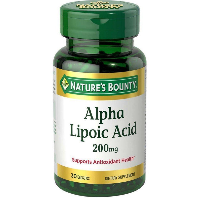 Nature's Bounty Alpha Lipoic Acid 200 mg, Unflavored, 30 Count - BeesActive Australia