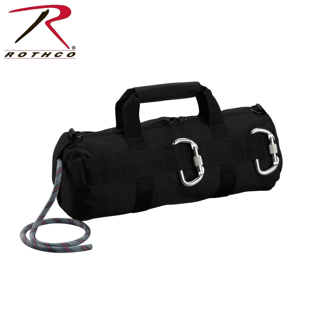 [AUSTRALIA] - Rothco Black Stealth Rappelling Bag 