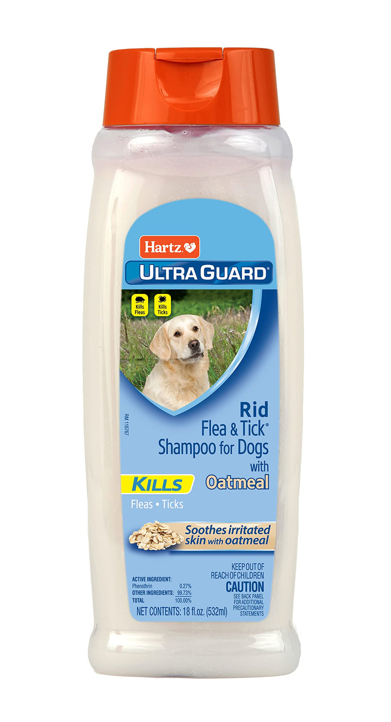 Hartz UltraGuard Rid Flea & Tick Oatmeal Dog Shampoo, Model:3270002305 - BeesActive Australia