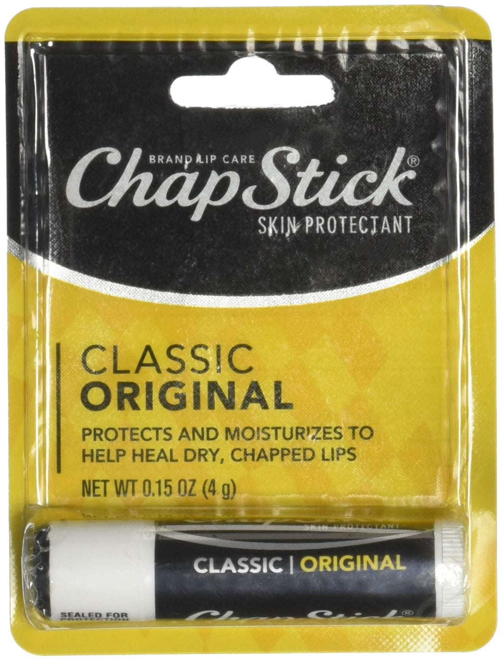 Chapstick Classic Skin Protectant/Sunscreen, SPF 4, Original - BeesActive Australia