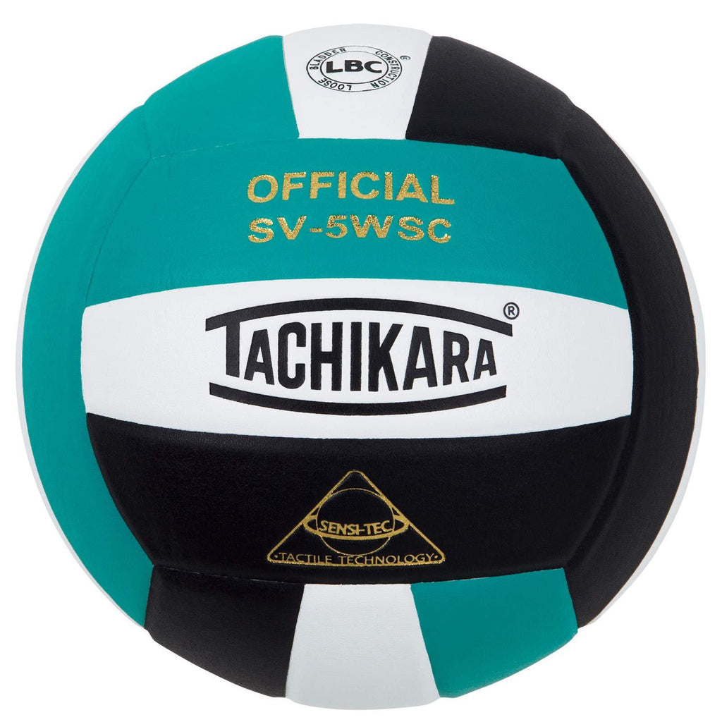 [AUSTRALIA] - Tachikara Sensi-Tec Composite SV-5WSC Volleyball (EA) Teal/White/Black 