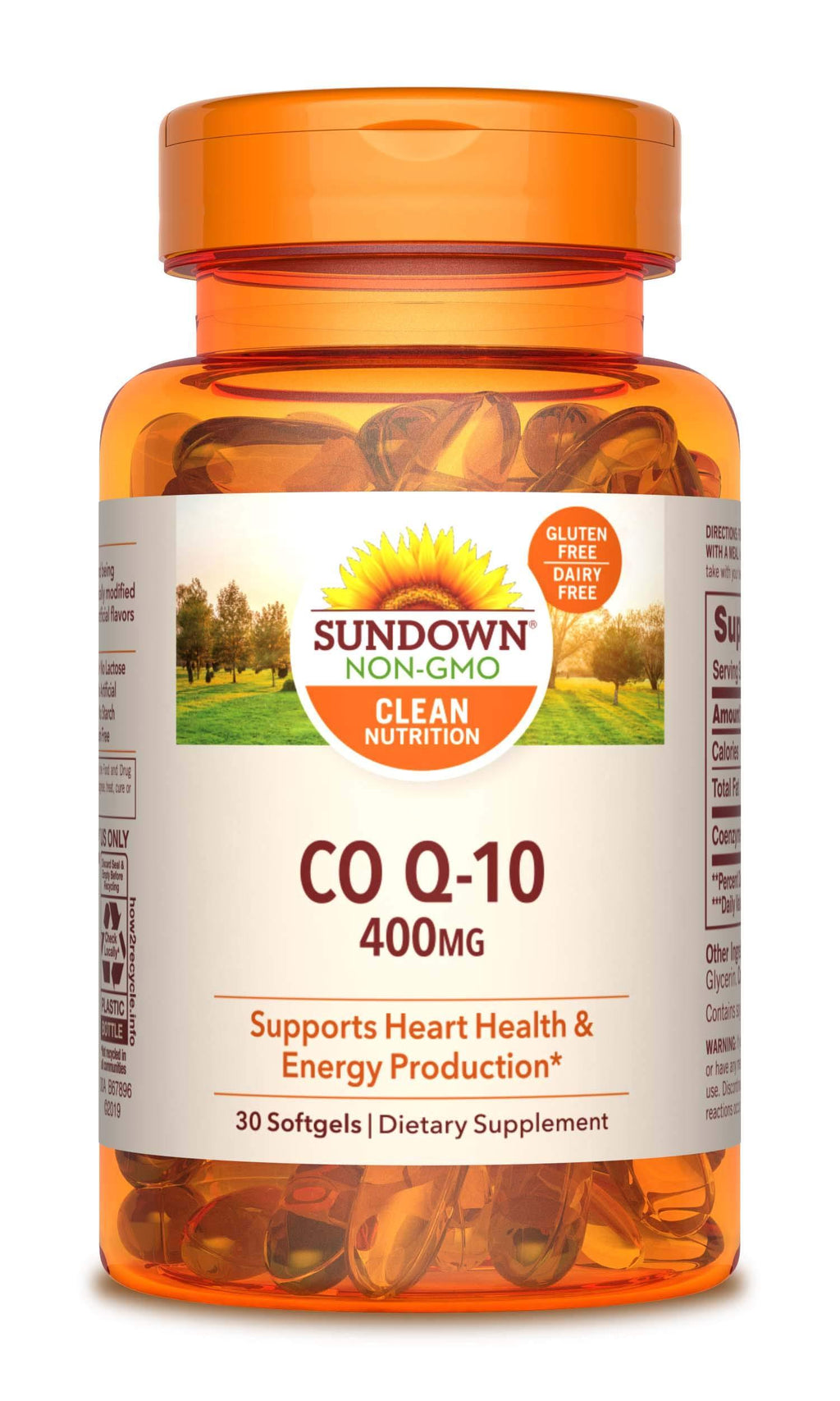 Sundown Naturals CoQ10 400 mg 30 Softgels - BeesActive Australia