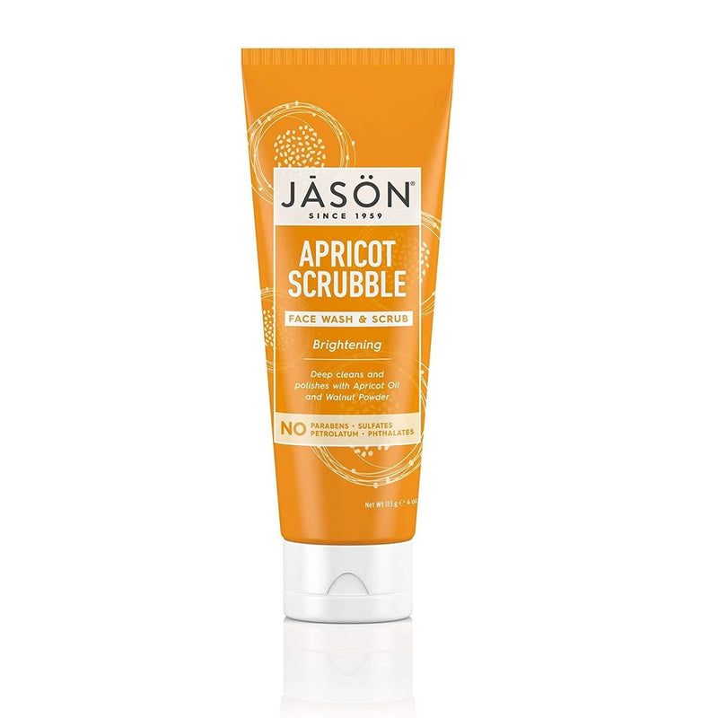 Jason Face Wash & Scrub, Brightening Apricot Scrubble, 4 Oz - BeesActive Australia