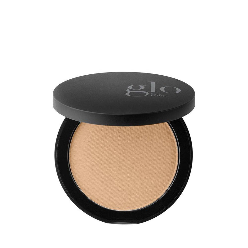 Glo Skin Beauty Pressed Base | Mineral Pressed Powder Foundation with Talc-Free & Paraben-Free Formula | Breathable & Buildable Coverage, Matte Finish Honey Medium - BeesActive Australia