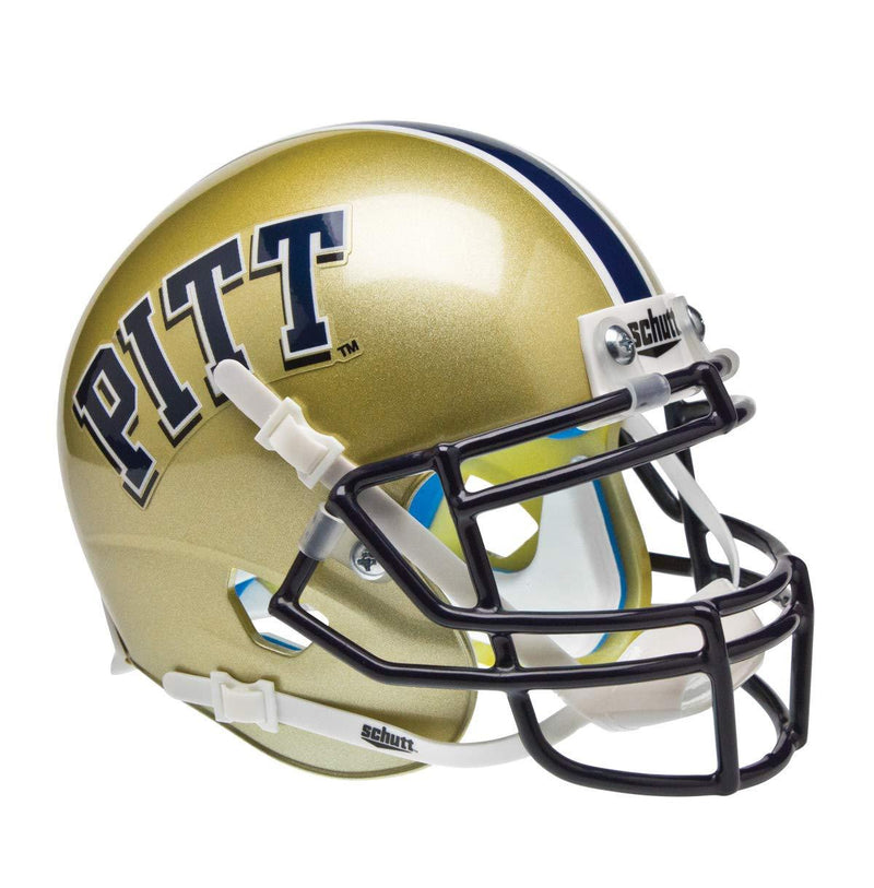 Schutt NCAA Pittsburgh Panthers Mini Authentic XP Football Helmet Classic - BeesActive Australia