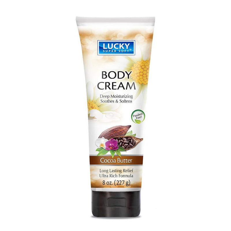 Lucky Skin Cream Cocoa Butter 8oz - BeesActive Australia