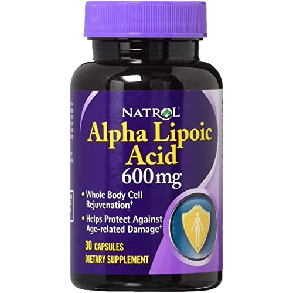 Natrol Alpha Lipoic Acid 600mg, 30 Capsules - BeesActive Australia