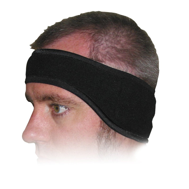 Heat Factory Fleece Ear Headband with Hand Heat Warmer Pockets Black - BeesActive Australia