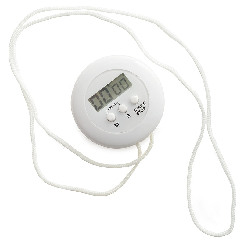 Norpro, White Digital Timer On A Rope, One Size - BeesActive Australia