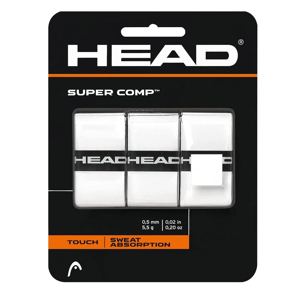 HEAD Super Comp Overgrip White - BeesActive Australia