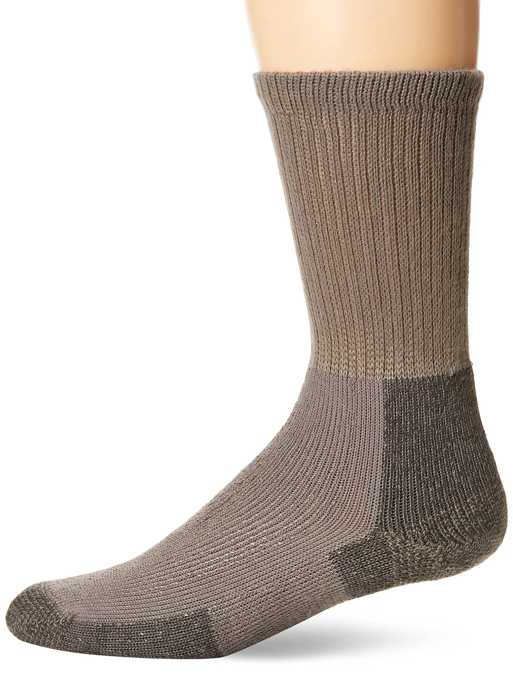 Thorlo KX Men's Thick Cushion Hiking Crew Socks Medium Pewter (1 Pair) - BeesActive Australia