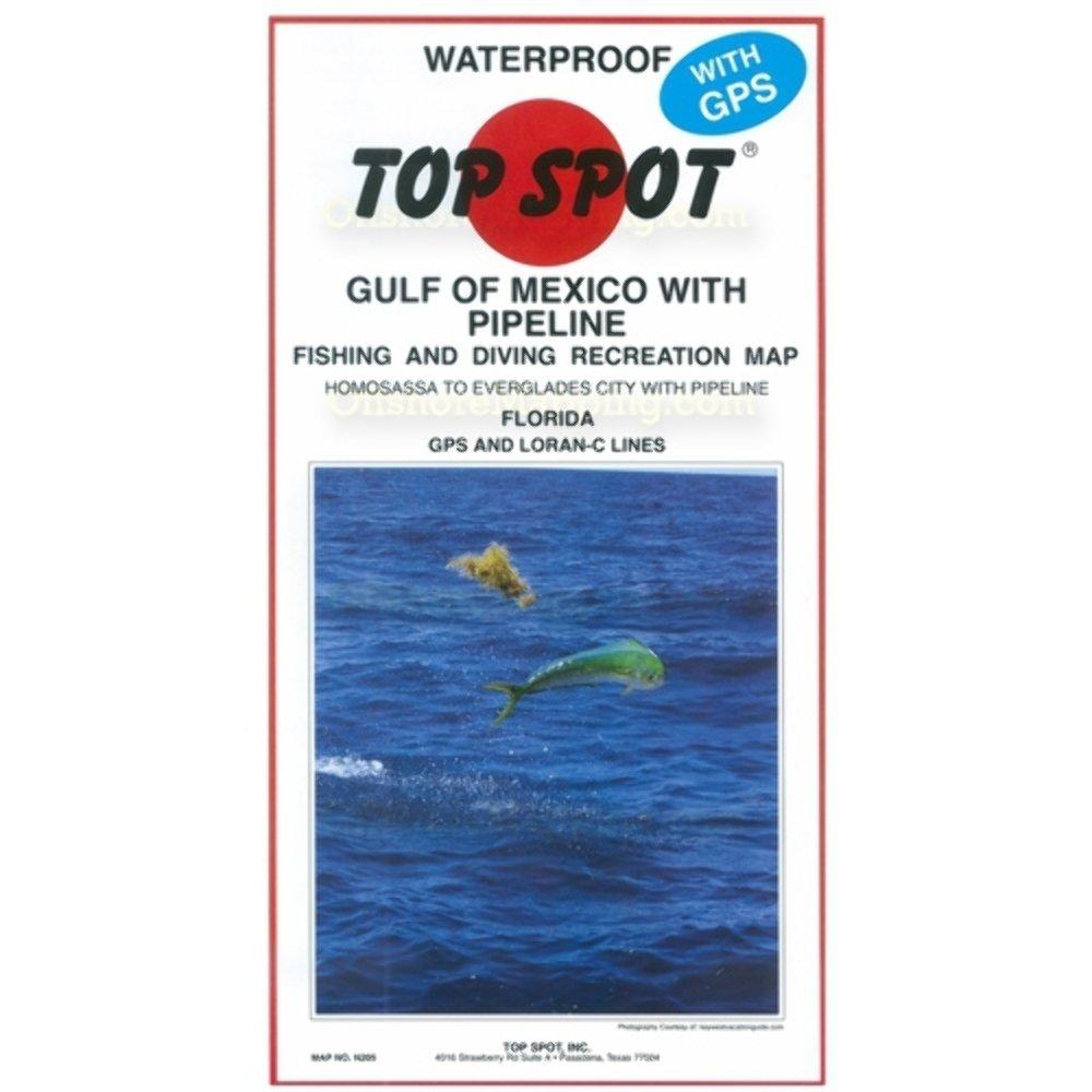 [AUSTRALIA] - Top Spot Fishing Map from West Coast Florida Offshore Homosassa to Everglades City 