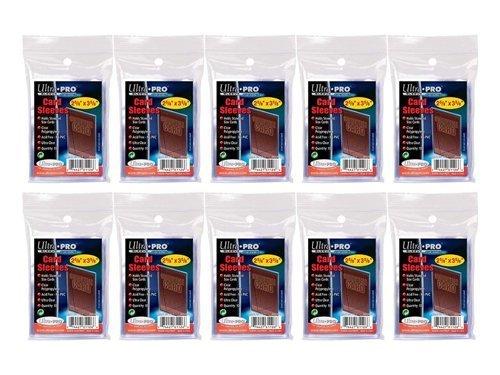10 (Ten) Pack Lot of 100 Soft Sleeves / Penny Sleeve for Baseball Cards & Other Sports Cards (Packaging May Vary) 1 Pack - BeesActive Australia