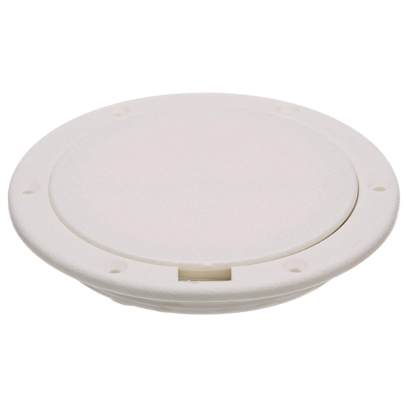 [AUSTRALIA] - Seachoice 39581 Pry-Up Deck Plate - White - Watertight - Up to 10-5/8 Inch Diameter Hole 