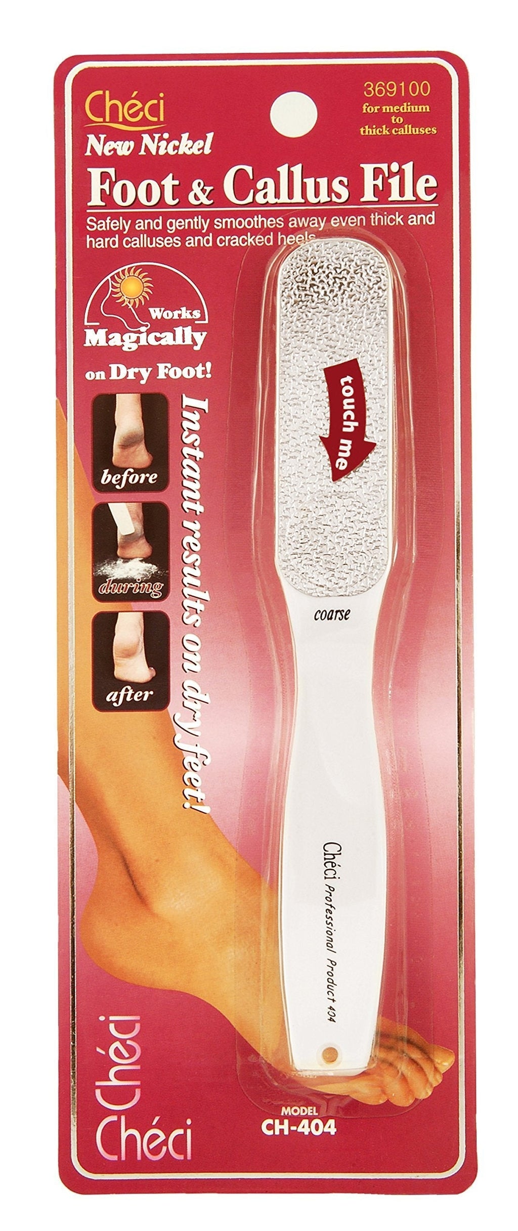 Checi Beige Coarse Foot File CH-404CI - BeesActive Australia