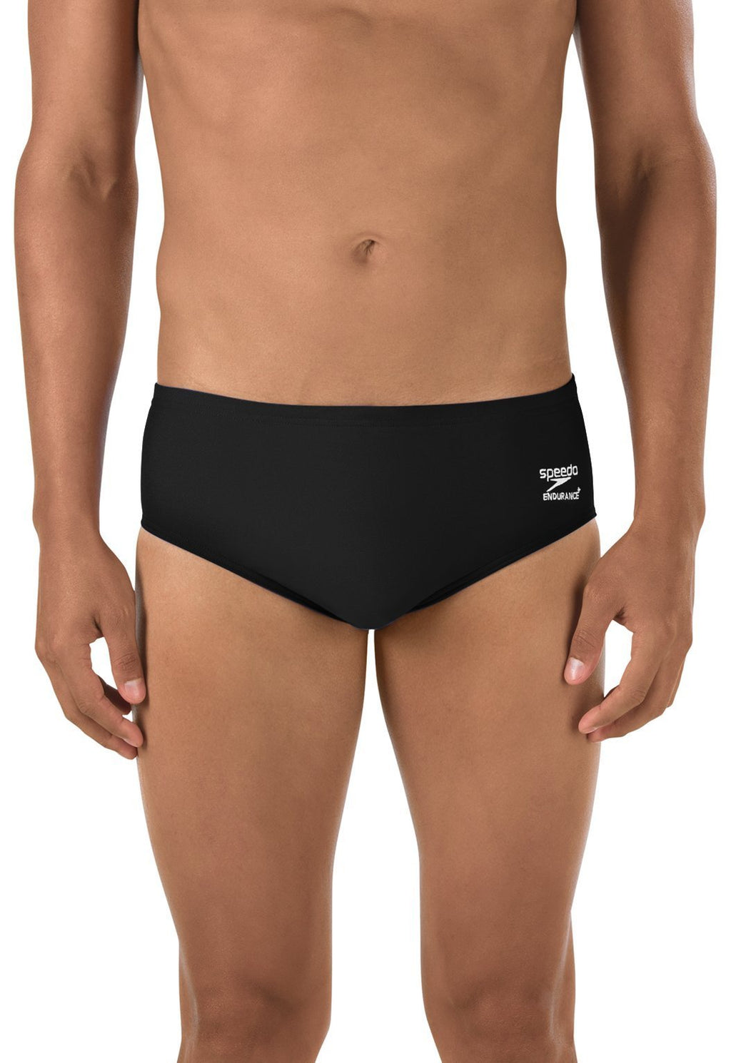 [AUSTRALIA] - Speedo Men's Swimsuit Brief Endurance+ Solid Adult 34 Speedo Black 