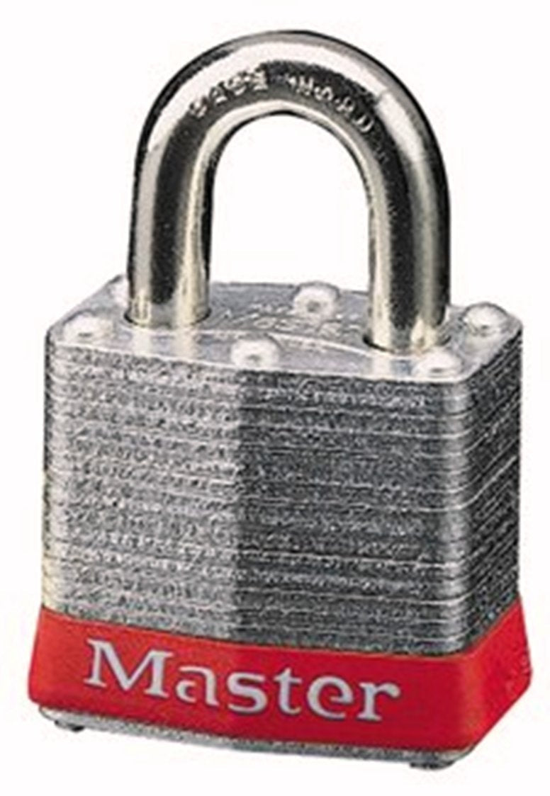 Master Lock 3RED Laminated Steel Lockout Tagout Safety Padlock with Key - BeesActive Australia