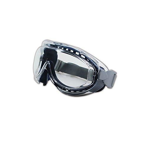 Uvex S3400X Flex Seal Safety Goggles, Navy Body, Clear Uvextreme Anti-Fog Lens, Neoprene Headband - BeesActive Australia