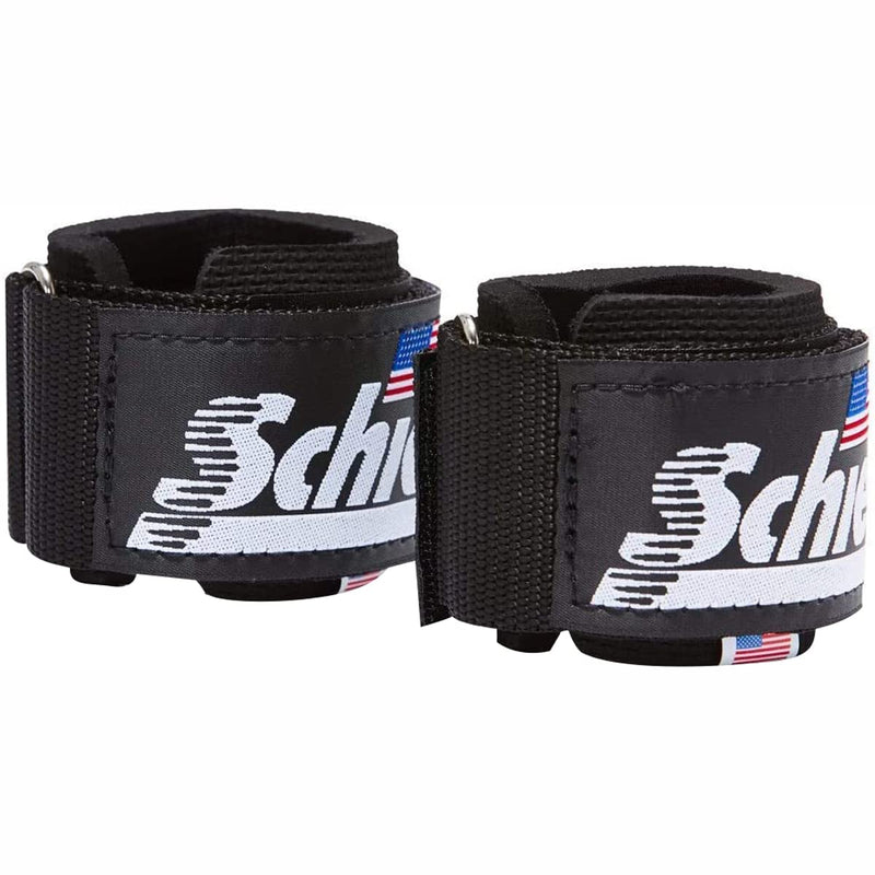 Schiek Sports Model 1100-WS Extra-Wide Wrist Straps - Black - BeesActive Australia