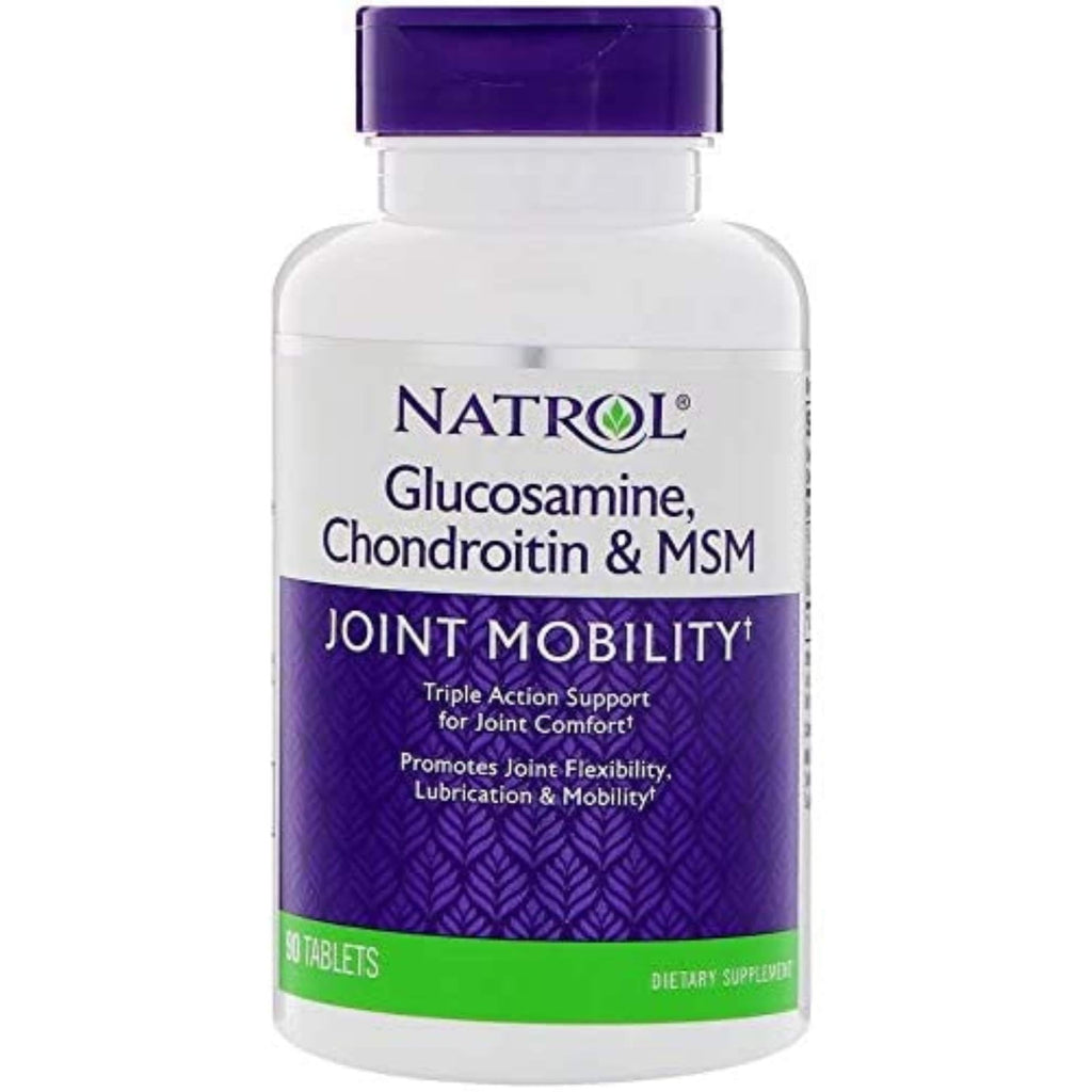 Natrol Glucosamine Chondroitin MSM 90 Tablets - BeesActive Australia