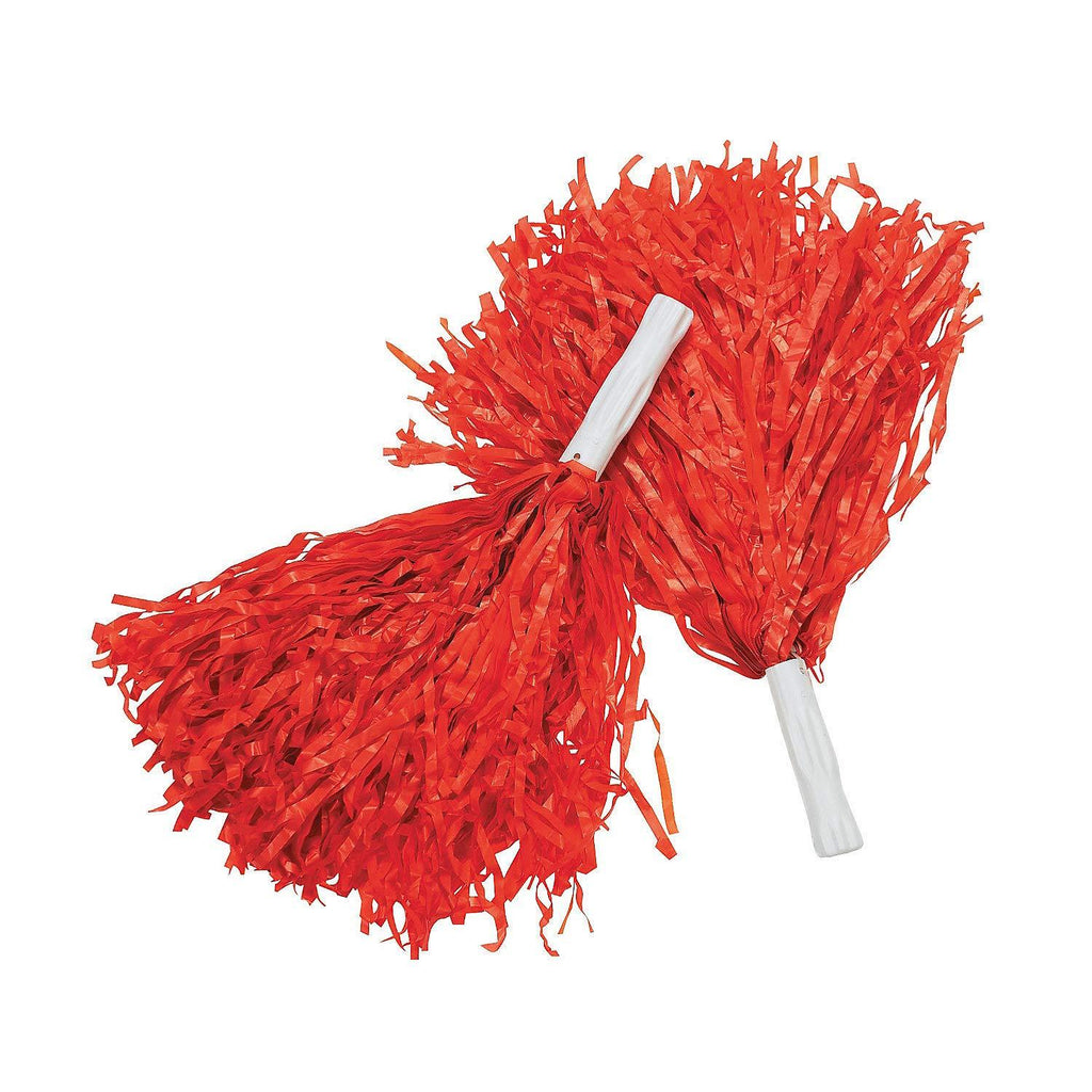 [AUSTRALIA] - Fun Express - Red PoM-Poms (12pc) - Toys - Active Play - Pom - Poms - 12 Pieces 