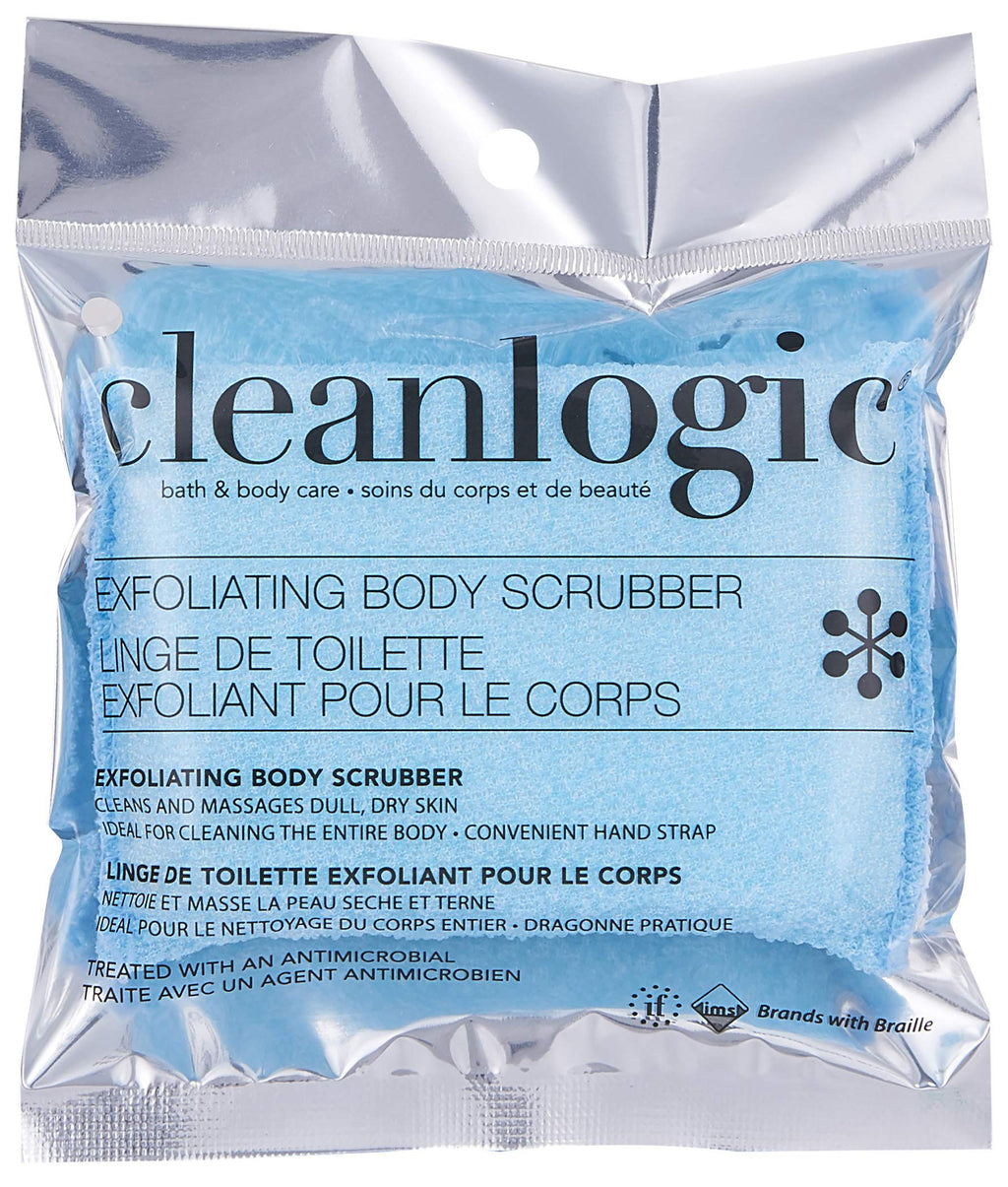 Cleanlogic Small Exfoliating Body Scrubber, 1 Count, Pink (100) - BeesActive Australia