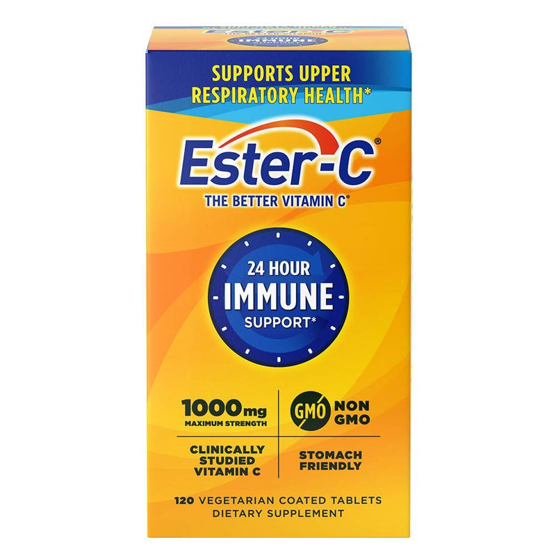 Ester-C Vitamin C, 1,000 mg, 120 Coated Tablets 120 Count - BeesActive Australia