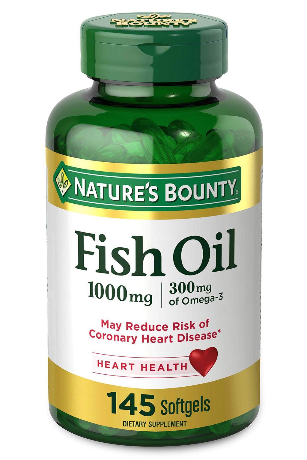 Nature's Bounty Fish Oil, 300 mg of Omega-3, 145 Count - BeesActive Australia