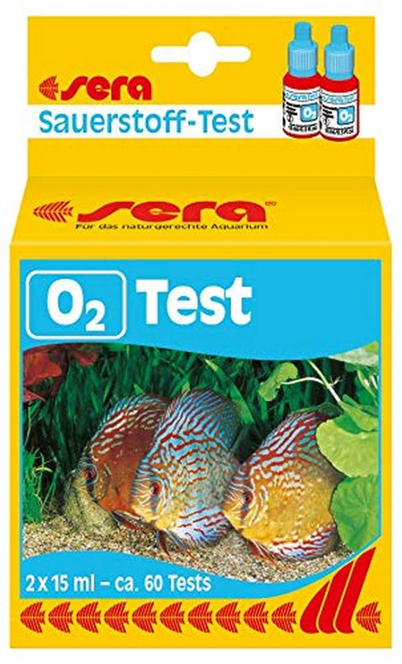 Sera Oxygen-Test (O2) 15 ml, 0.5 fl.oz. Aquarium Test Kits - BeesActive Australia