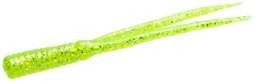 [AUSTRALIA] - Zoom Split Tail Bait Trailer-Pack of 20 4" Chartreuse Glitter 