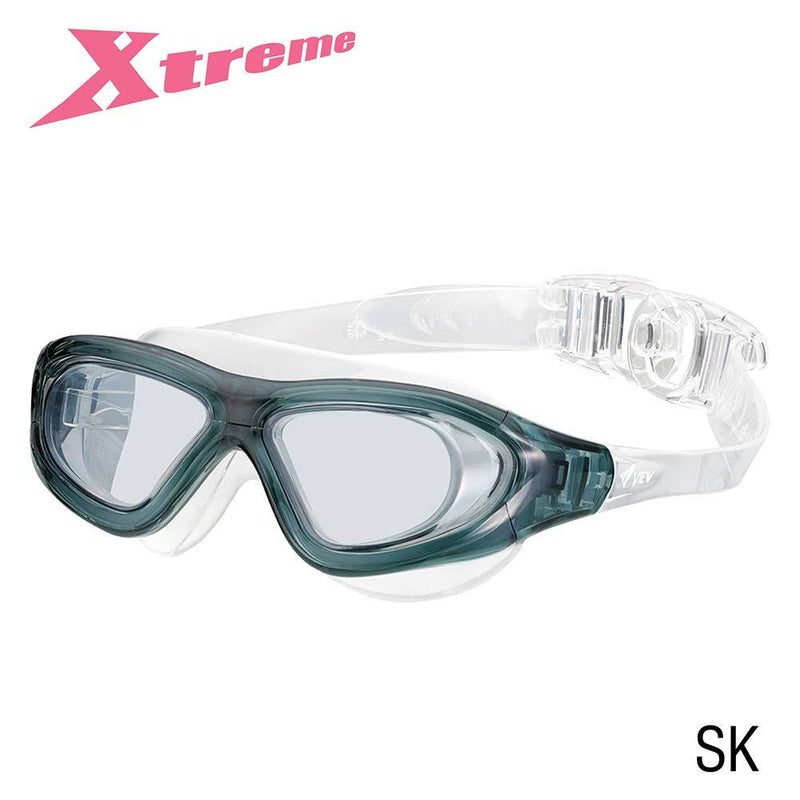 [AUSTRALIA] - VIEW Swimming Gear V-1000 Xtreme Swim Goggles, Smoke 