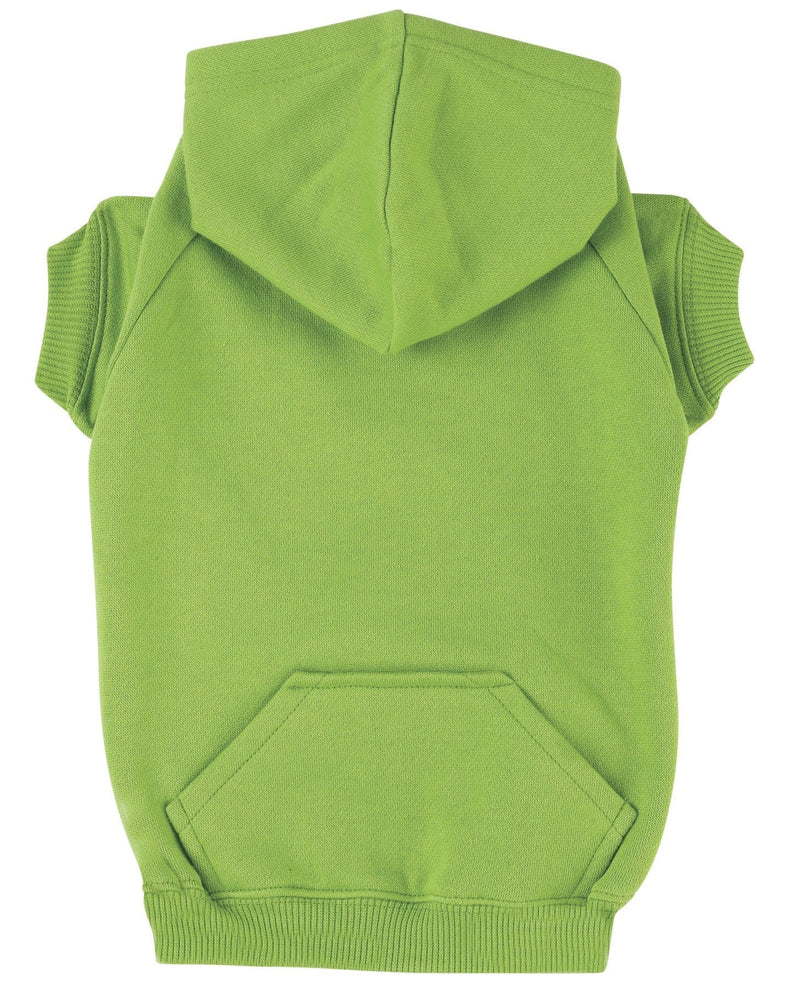 Zack & Zoey Basic Hoodie for Dogs Parrot Green M (Neck: 13", Girth: 22", Back: 16") - BeesActive Australia