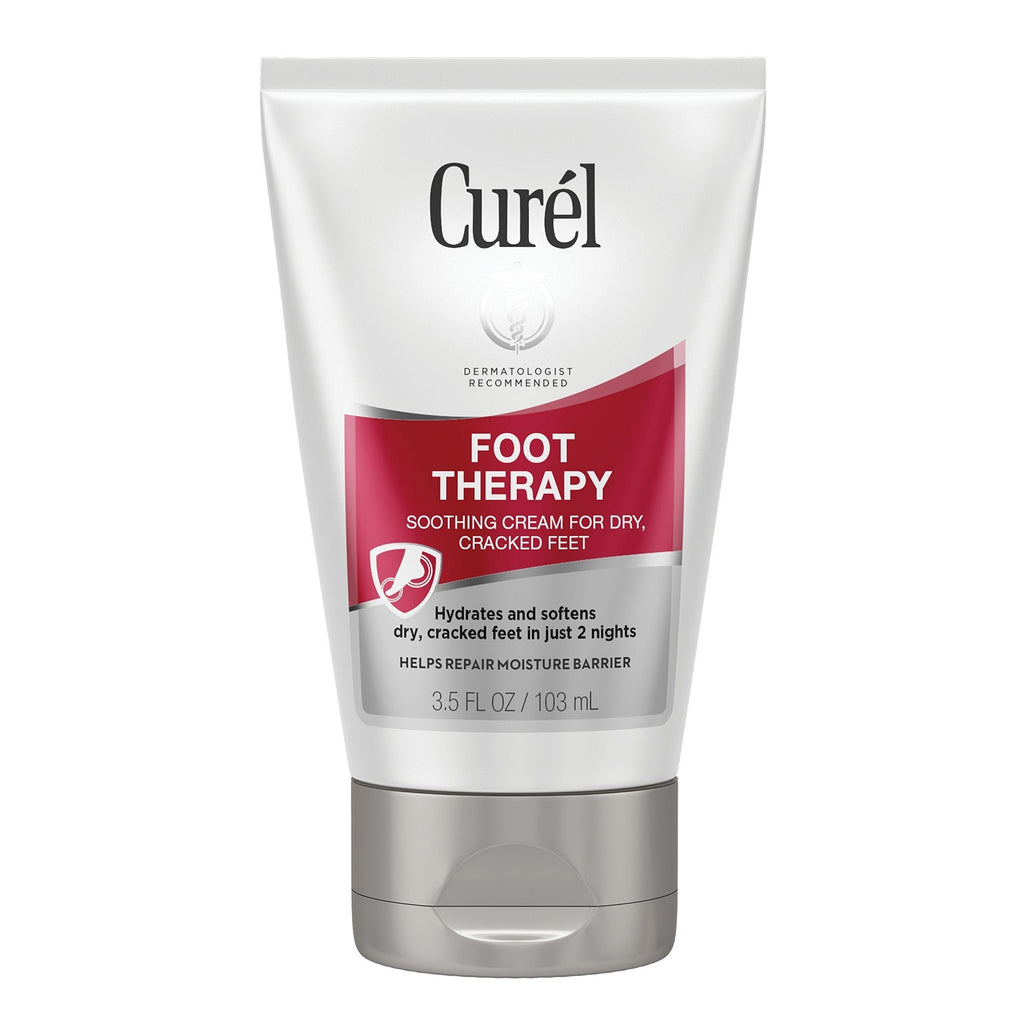 Curél Foot Therapy Cream, Soothing Lotion for Dry, Callused Feet and Cracked Heels, Quick Absorbing, Humectant Moisturizer, 3.5 Ounce, with Shea Butter, Coconut Milk, and Vitamin E - BeesActive Australia