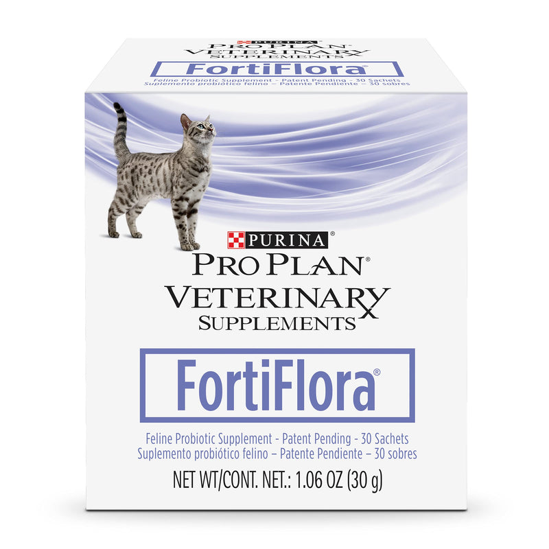Purina Fortiflora Cat Probiotic Powder Supplement, Pro Plan Veterinary Supplements Probiotic Cat Supplement 1 Pack - BeesActive Australia