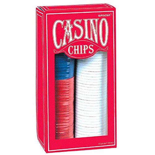 [AUSTRALIA] - Amscan Poker Chips, Standard, Multicolor,255580 