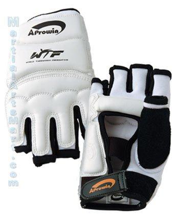 [AUSTRALIA] - Tiger Claw Tae Kwon Do Gloves - Tae Kwon Do Hand Protector - White Large 