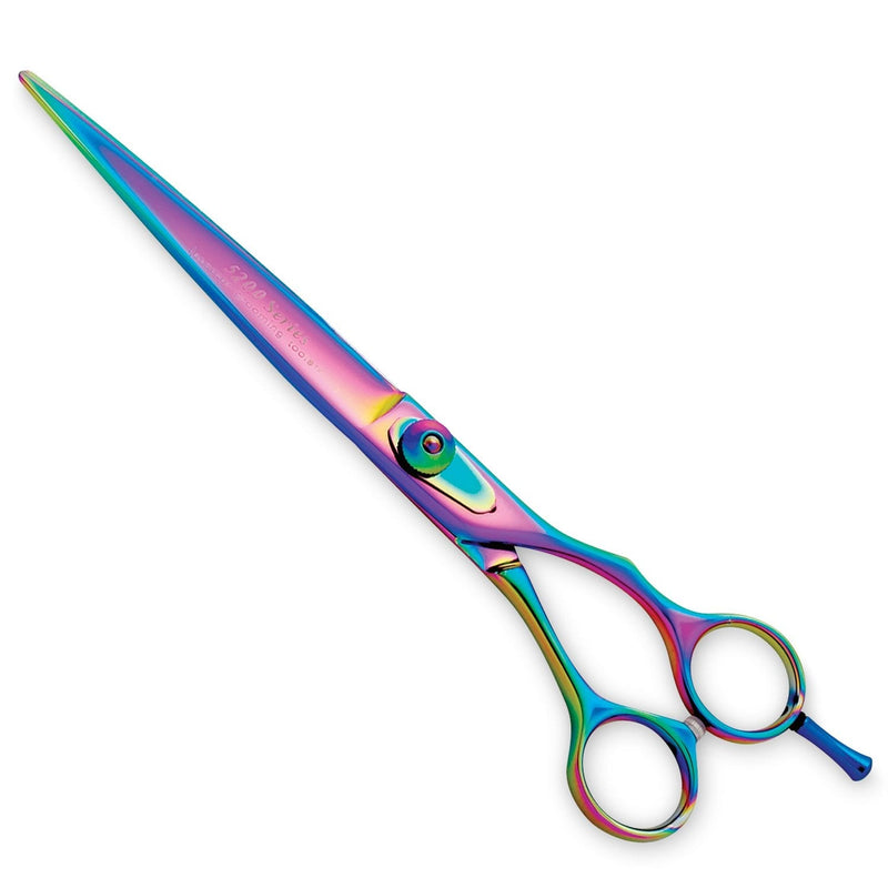 Master Grooming Tools Stainless Steel 5200 Rainbow Series Pet Straight Shears, 6-1/2-Inch 7.5-Inch Straight - BeesActive Australia