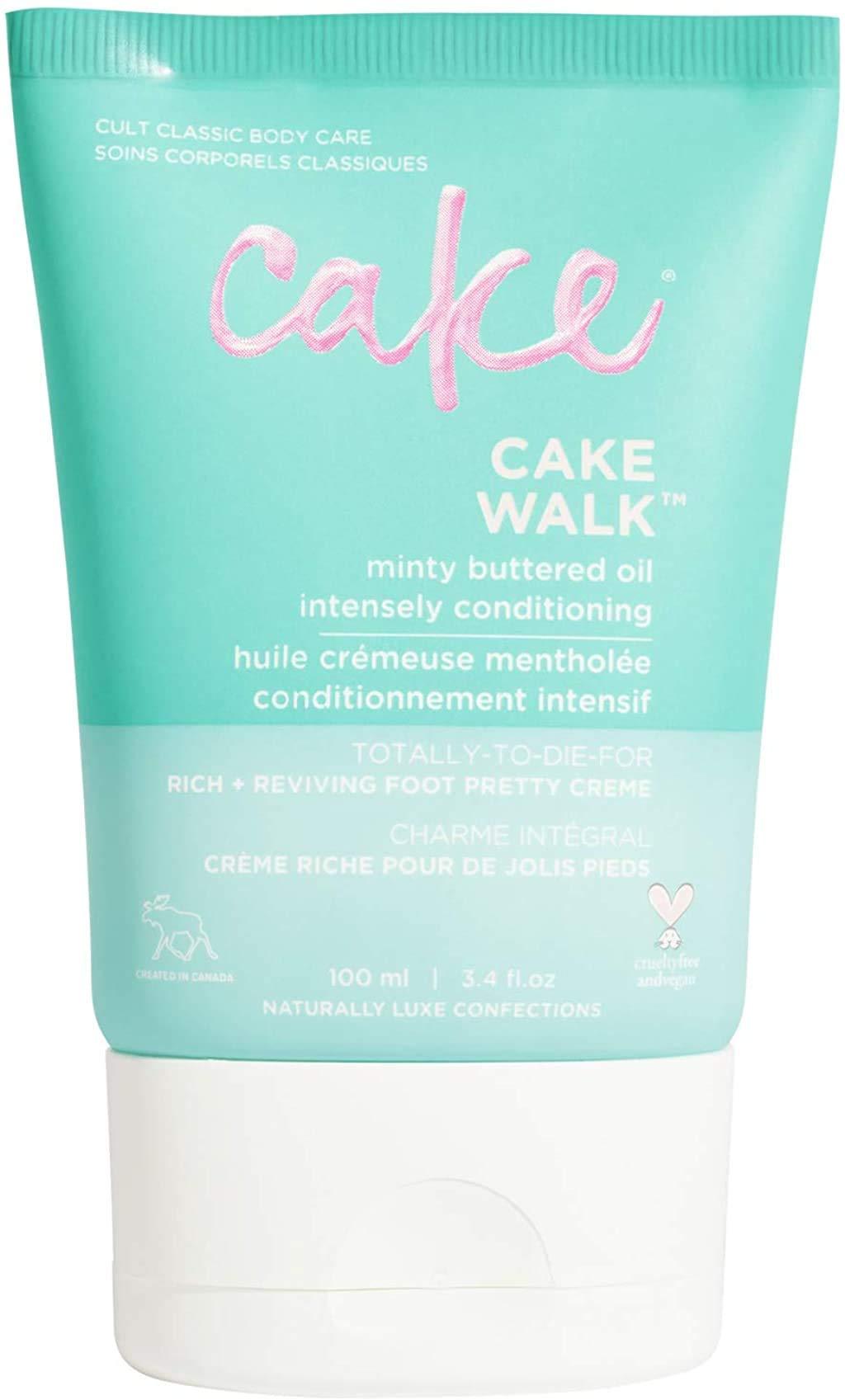 Cake Beauty Walk Triplemint Foot Crème, 3.4 Fluid Ounce - BeesActive Australia