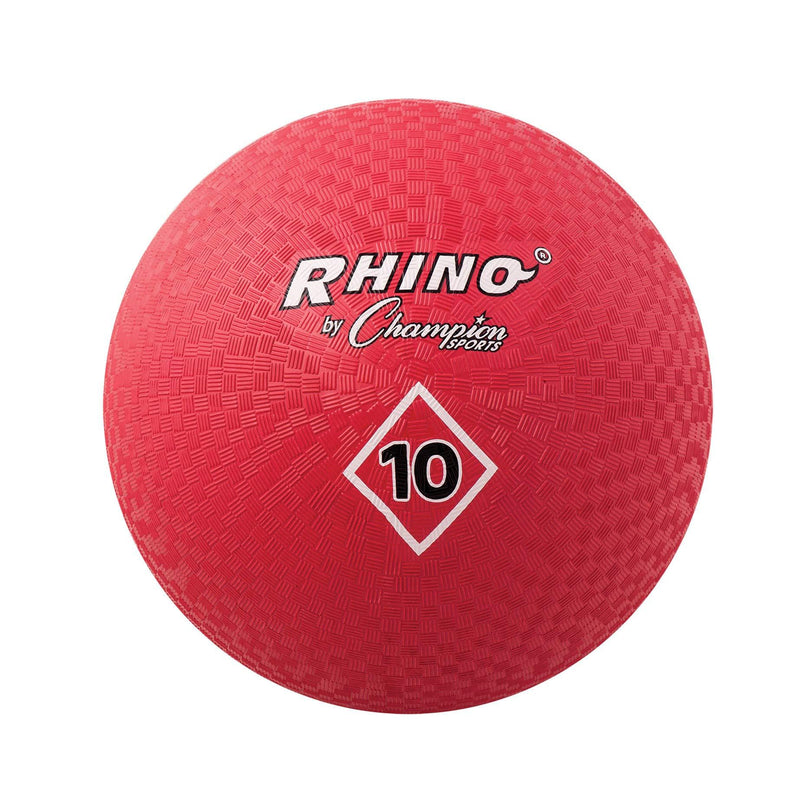 [AUSTRALIA] - Champion Sports Rhino Playground Balls Red 10 Inch 
