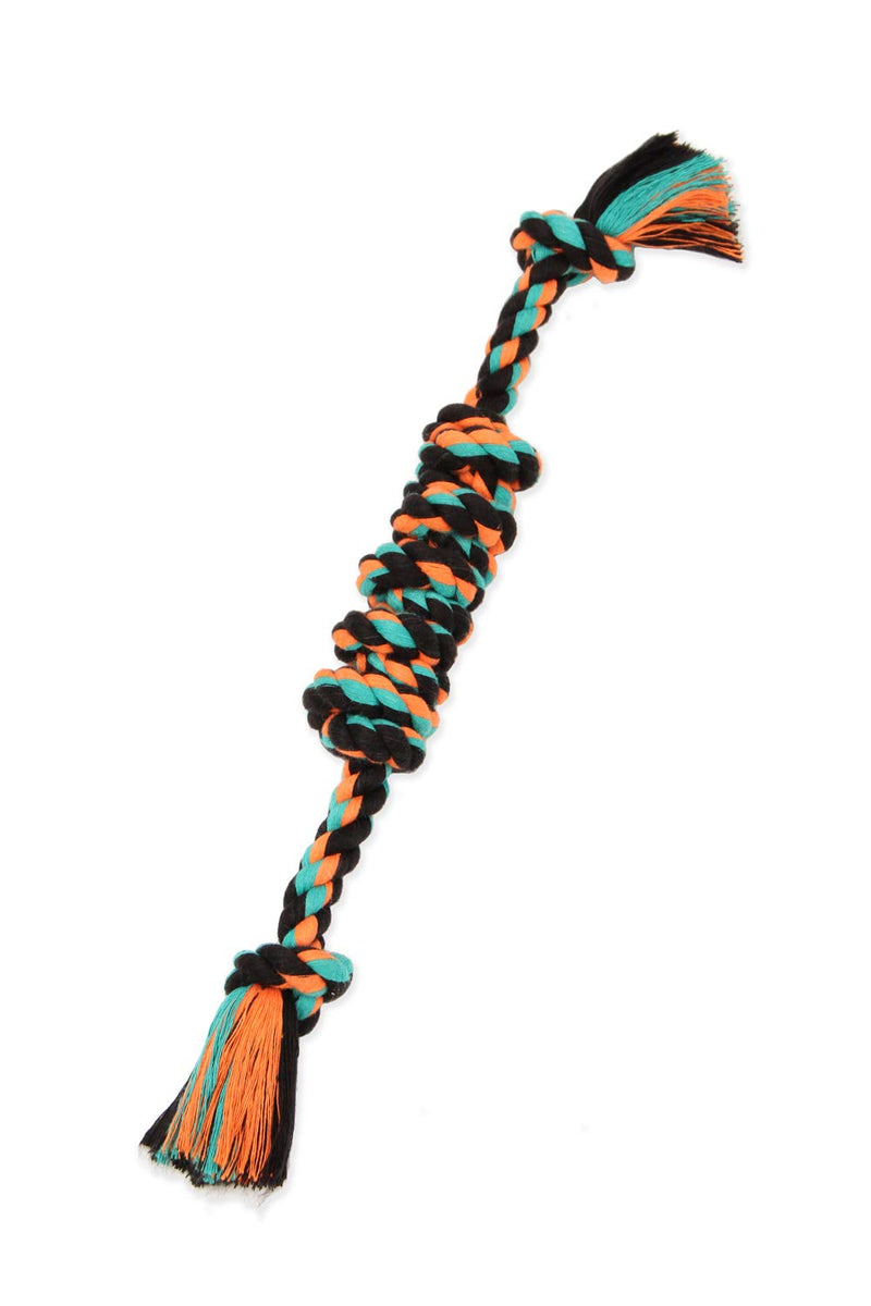 Flossy Chews Assorted Color Monkey Fist Bar Small 15" - BeesActive Australia