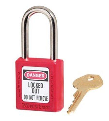Master Lock 410KARED Lockout Tagout Safety Padlock with Key, Keyed-Alike Red - BeesActive Australia