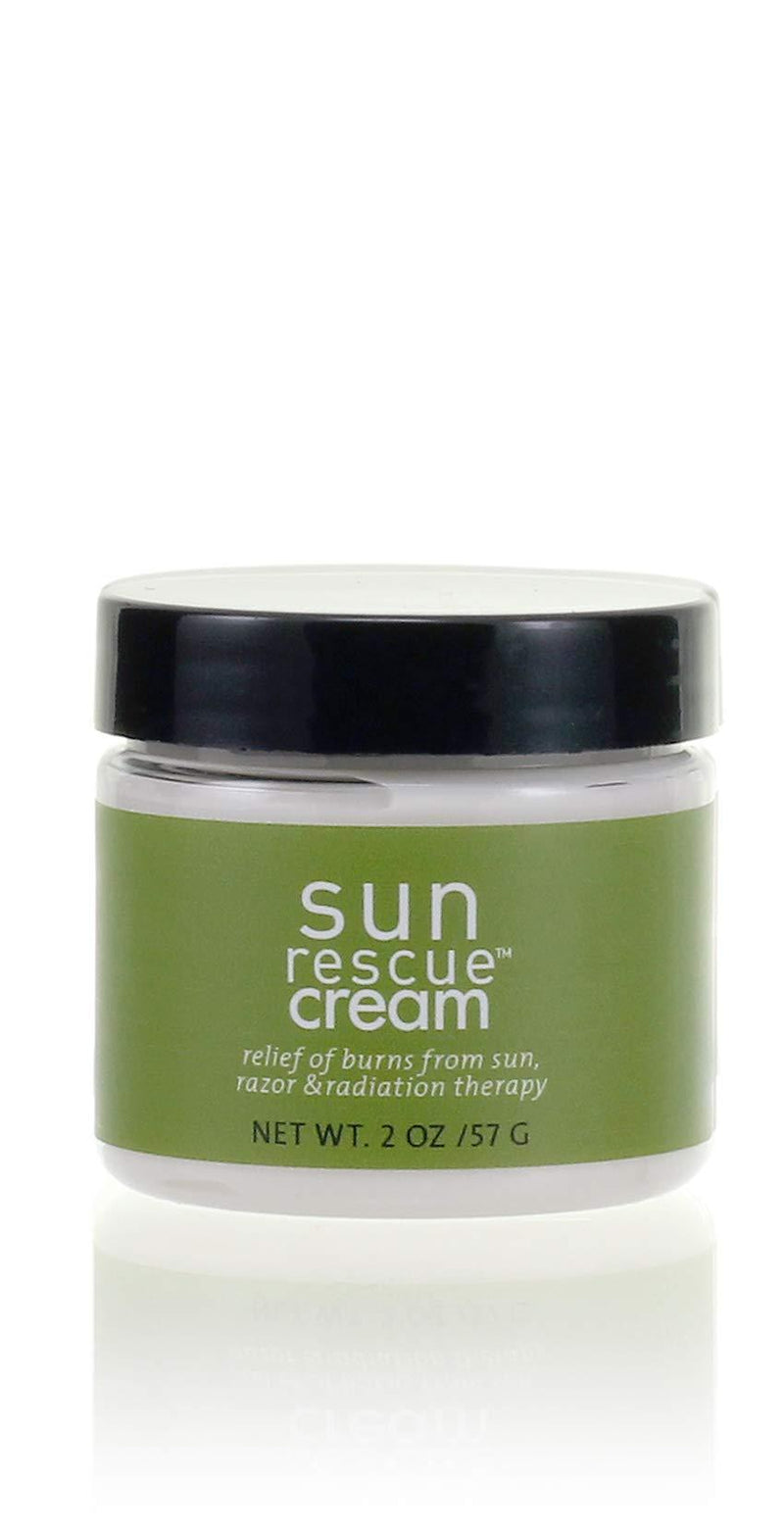 Sun Rescue Cream, 2 Ounce Jar - Fast Acting Relief, Reduces Tenderness, Cooling, Vegan, Highly Antioxidiant, Organic Formula, Super Moisturizing After Radiotherapy - BeesActive Australia