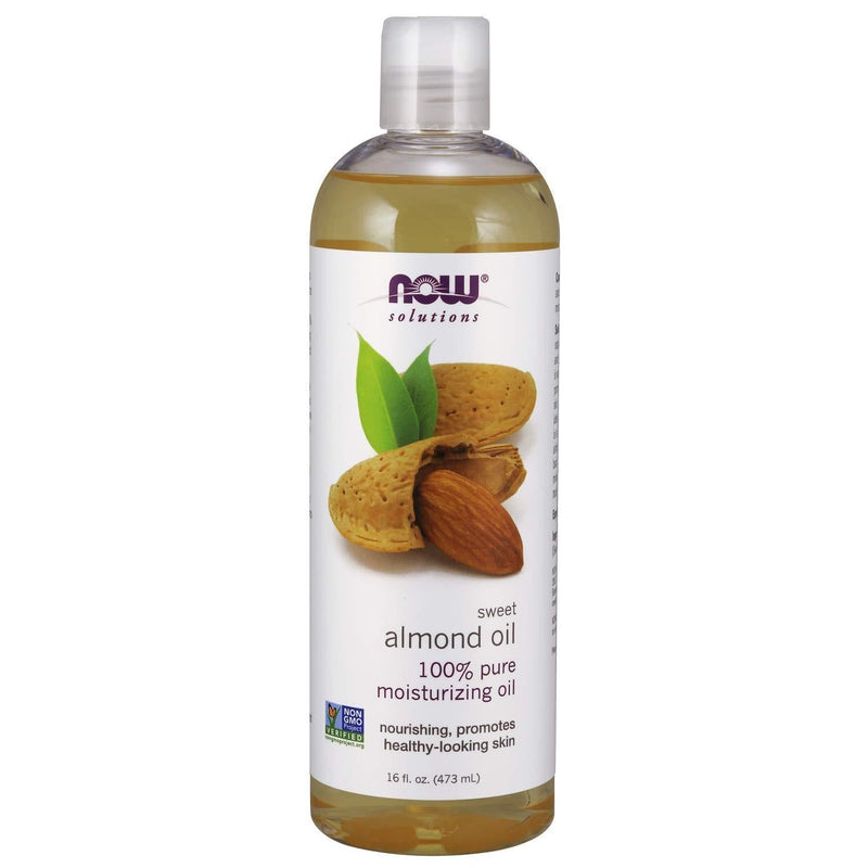 NOW Solutions, Sweet Almond Oil, 100% Pure Moisturizing Oil, Promotes Healthy-Looking Skin, Unscented Oil, 16-Ounce - BeesActive Australia