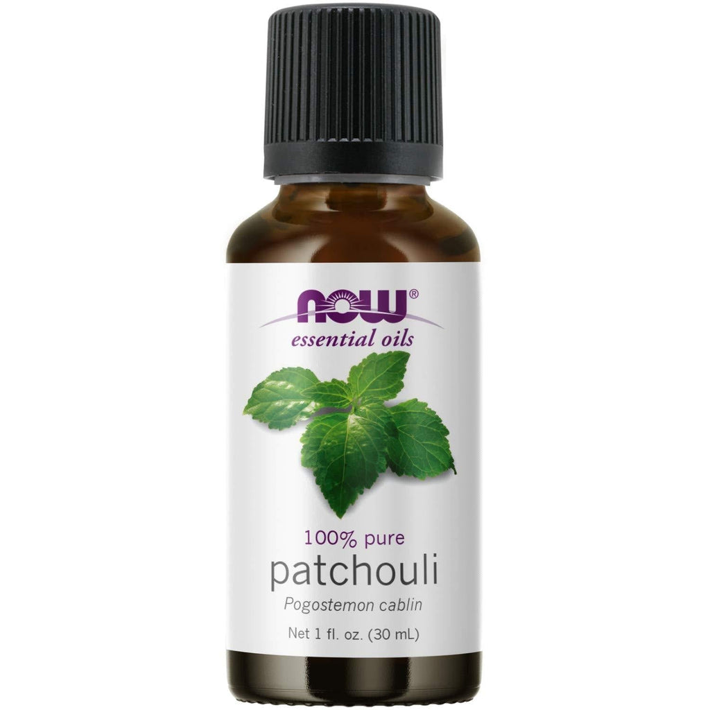 NOW Essential Oils, Patchouli Oil, Earthy Aromatherapy Scent, Steam Distilled, 100% Pure, Vegan, Child Resistant Cap, 1-Ounce 1.01 Fl Oz (Pack of 1) - BeesActive Australia